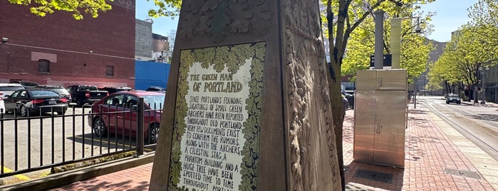 The Green Man Of Portland is one of Oregon Adventure (smell ﻿the roses).