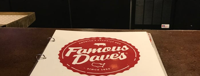 Famous Dave's is one of food.