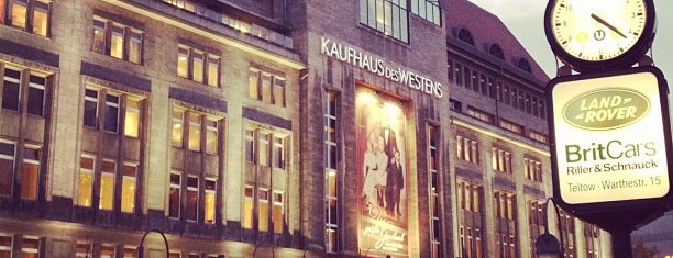 Kaufhaus des Westens (KaDeWe) is one of berlin.