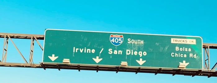 I-405 / I-605 Interchange is one of Los Angeles area highways and crossings.