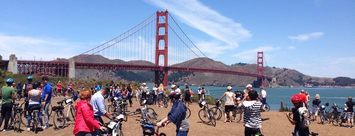 Golden Gate Overlook is one of California.
