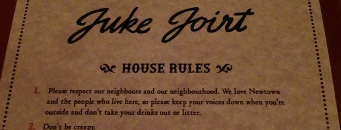 Earl's Juke Joint is one of The hit list.