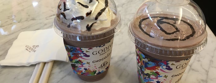 Godiva Chocolatier is one of Favorites.