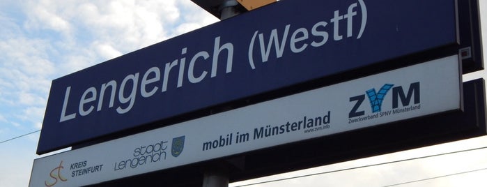 Bahnhof Lengerich (Westf) is one of Bf's in Ostwestfahlen / Osnabrücker u. Münsterland.