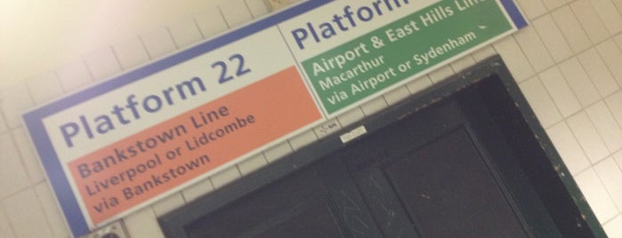 Platforms 22 & 23 is one of Train Stations.