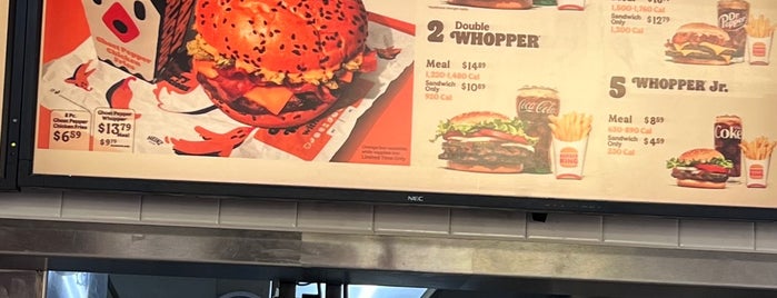 Burger King is one of Honeymoon.