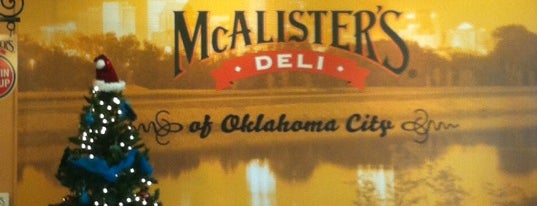 McAlister's Deli is one of สถานที่ที่ Cyndi ถูกใจ.