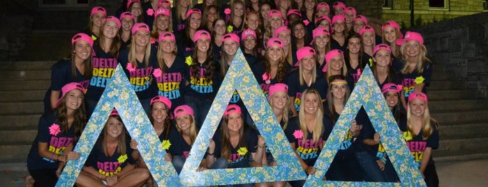 Tri delta campus house is one of Delta Delta Delta Chapters.