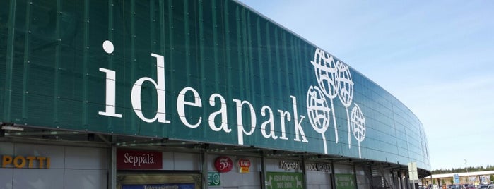 Ideapark is one of Suomen suurimmat kauppakeskukset.