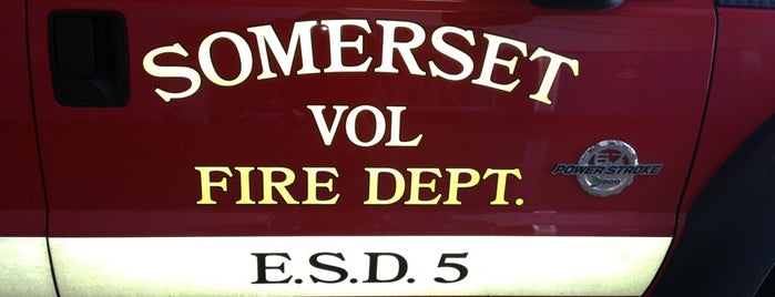 Somerset Volunteer Fire Rescue is one of Kristi'nin Kaydettiği Mekanlar.