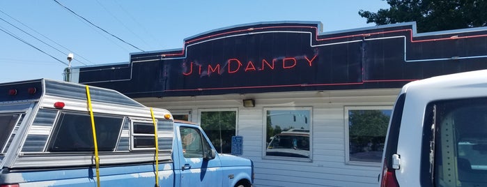 Jim Dandy Drive-In is one of สถานที่ที่ Dj ถูกใจ.