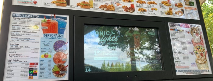Sonic Drive-In is one of honey cutie.