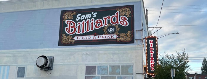 Sam's Billiards is one of drinking with my girls.