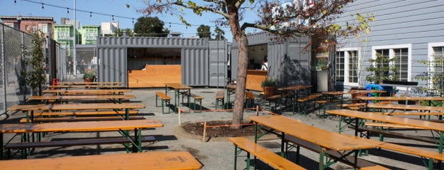 Biergarten is one of Welcome to the Bay Area Jessica!.