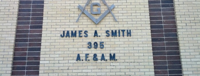 James A. Smith Masonic lodge is one of Locais curtidos por Lori.