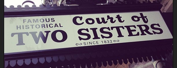 The Court of Two Sisters is one of New Orleans.
