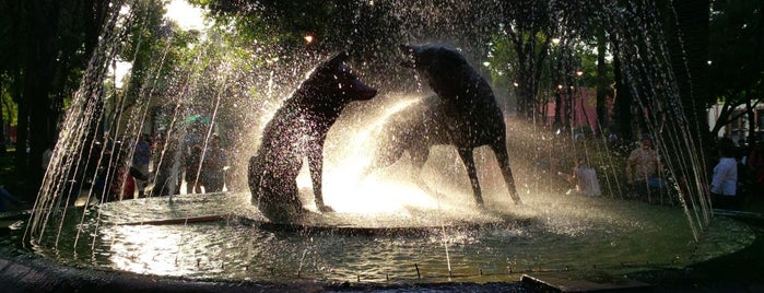 Fuente de los Coyotes is one of Paseo en Coyoacán.