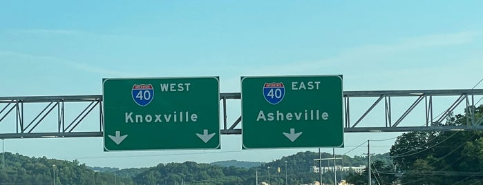 Interstate 40 is one of i was raised in a small town.