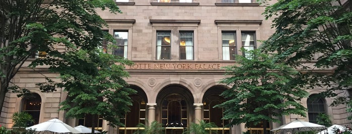 The New York Palace courtyard is one of Wine & Cocktail.