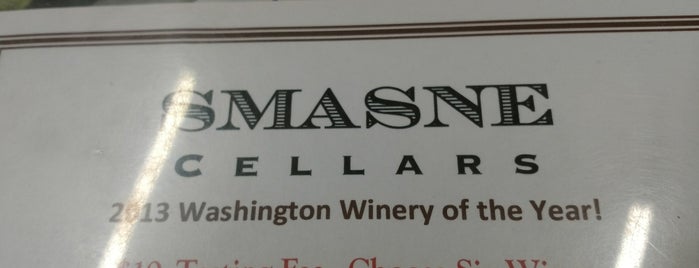 Smasne Cellars is one of Must-visit Nightlife Spots in Woodinville.