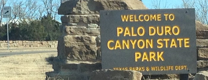 Palo Duro Canyon State Park is one of Katie'nin Beğendiği Mekanlar.