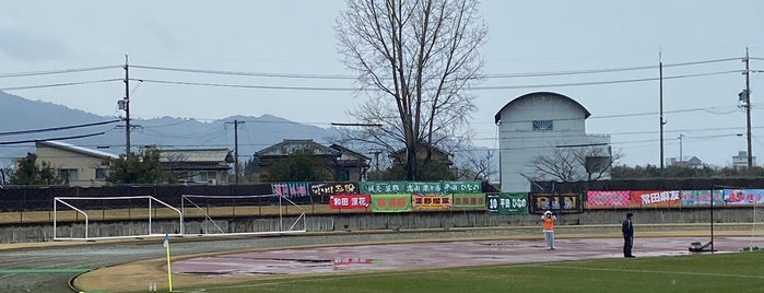 上野運動公園 陸上競技場 is one of サッカースタジアム(その他).