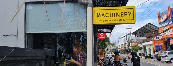Machinery is one of Cafes Want To Try.