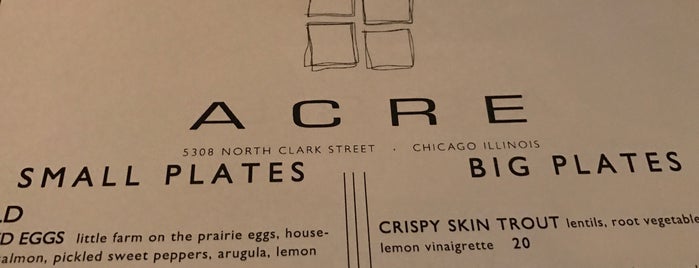 Acre is one of Chicago.