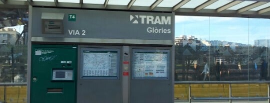 Tram T4/T5/T6 Glòries is one of Yoshy :).