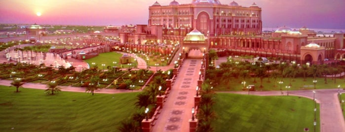 Emirates Palace Hotel is one of Abu Dhabi, UAE.