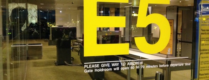 Gate E5 is one of SIN Airport Gates.