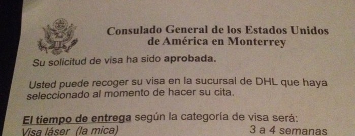Consulado General de E.U.A. is one of สถานที่ที่ Marco ถูกใจ.