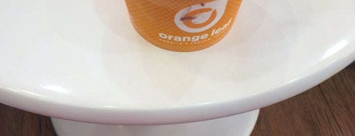 Orange Leaf Frozen Yogurt is one of Favorites.
