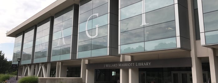 J. Willard Marriott Library is one of University of Utah Campus.