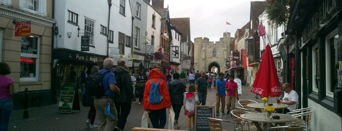 Canterbury High Street is one of Canterbury.