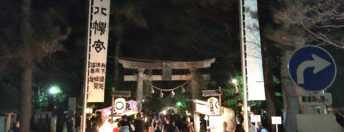 Hamamatsu Hachimangu Shrine is one of 「どうする家康」ゆかりのスポット.