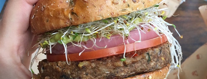Bareburger is one of food in brooklyn.