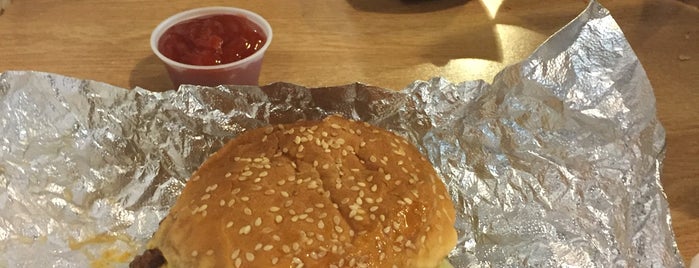 Five Guys is one of Places we like to eat.