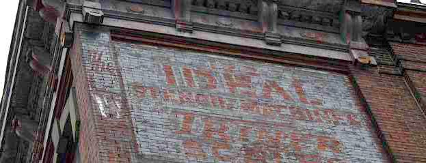IDEAL Stencil Machines / TRINER Scales Ghost Sign is one of Ghost Signs and Faded Ads.