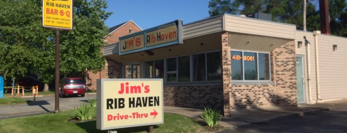 Jim's Rib Haven is one of Places I need to eat..