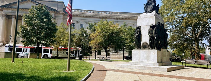 All Wars Memorial to Colored Soldiers and Sailors is one of Sculpture on the Parkway.