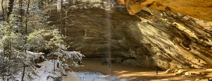 Ash Cave is one of Hocking Hills.