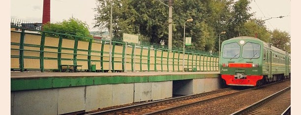 Ж/Д платформа Нагатинская is one of Остановочные пункты Павелецкого направления.