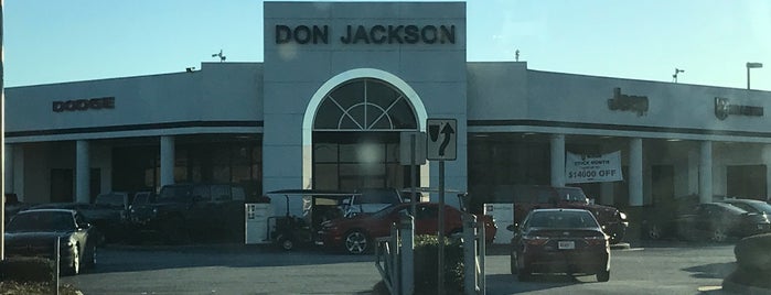 Don Jackson Chrysler Dodge Jeep is one of My Dealers.