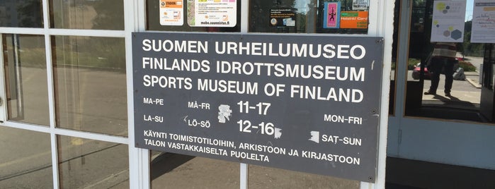 Urheilumuseo / Sports Museum is one of Helsinki.