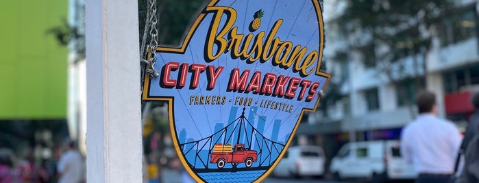 Brisbane City Markets is one of brisbane the city.