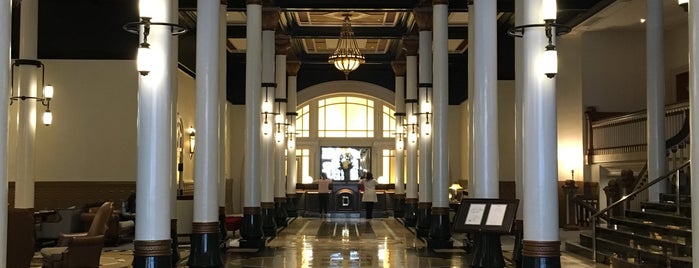 The Driskill Bar is one of Austin.