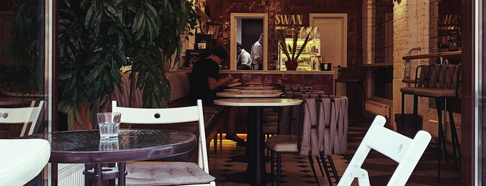 SWAN Coffee is one of สถานที่ที่บันทึกไว้ของ Yunna.