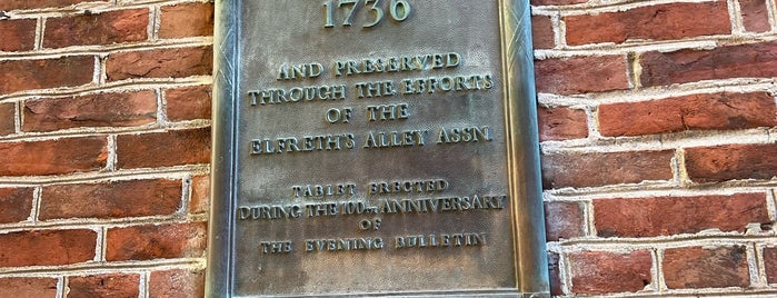 Elfreth's Alley Museum is one of PA.