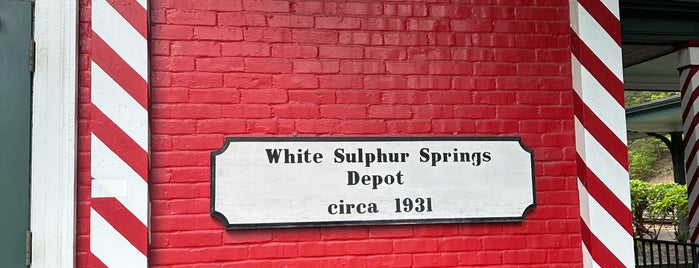 Amtrak Station - White Sulphur Springs (WSS) is one of Amtrak's Cardinal.